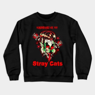 red haloween stray band art Crewneck Sweatshirt